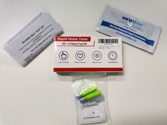 autotest à la maison d'utilisation d'HIV du sang total 25pcs de kits rapides diagnostiques d'essai