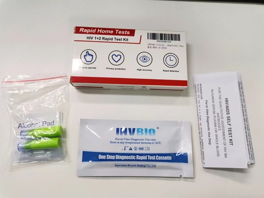 Un HIV auto-diagnostique 1 et 2 essai Kit Convenient Whole Blood d'étape