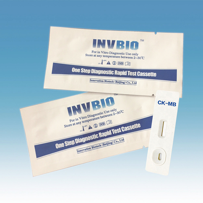 Essai qualitatif de diagnostic de créatine de CK-mi-bande de kinase de mi-bande d'essai de dispositif de sang total de plasma rapide de sérum sanguin