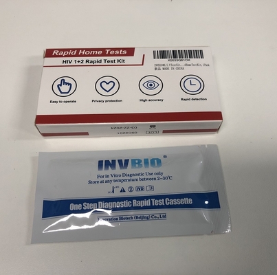 La piqûre rapide de doigt déterminent l'analyse de sang rapide d'HIV de DST Kit Ce Iso Certificate