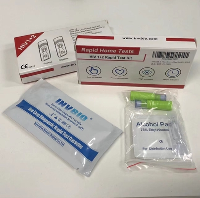 Essai 1/2 rapide sensible élevé Kit Home Use d'HIV