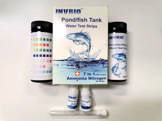 Essai de qualité d'eau potable Kit Aquarium Pond Fish Tank 7 dans 1 les bandes 100/Pack