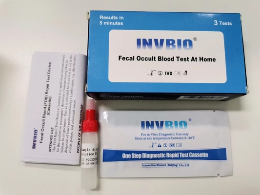 Une analyse de sang occulte fécale diagnostique rapide d'étape Kit Home Use