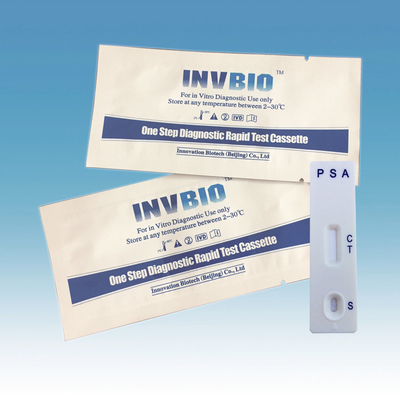 Kit d'essai de prostate de plasma, cassette rapide qualitative examinante saine d'essai