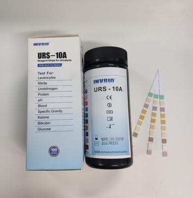 Essais rapides normaux de jaugeur d'analyse d'urine de FSC pour des leucocytes de protéine du glucose pH de densité
