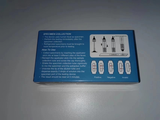 1 kit de test Fobt/test de marqueurs tumoraux vérifie le sang caché dans les selles
