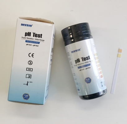 4.5 à 9.0 Acidité et alcalinité Salive Ph Test Strips Usage à domicile