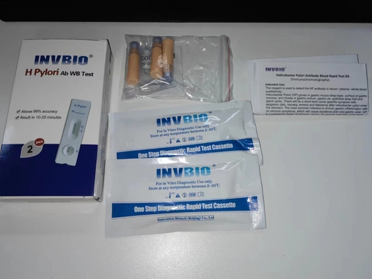 Test de carte Ag Feces H Pylori Ce détection rapide