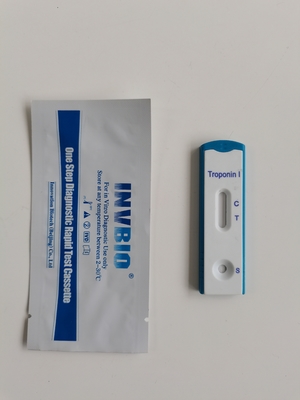 Sang total d'essai de la troponine I Ctni/cartes diagnostiques rapides de sérum/troponine de plasma