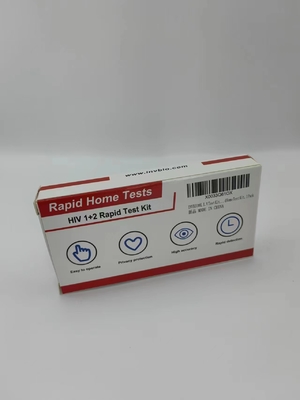 L'écoulement vertical rapide facilite un essai 2 Kit At Home Quick Detection d'HIV 1 d'étape