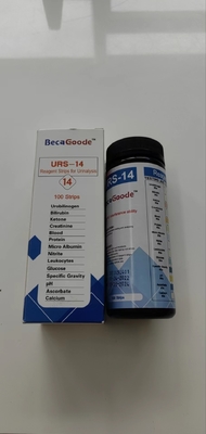 Détection rapide portative de bandelettes de test d'analyse d'urine à 14 paramètres rapides et précis