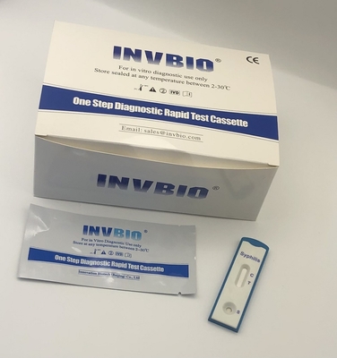Un certificat à la maison de la CE d'utilisation de cassette rapide d'essai de gonorrhée de syphilis d'étape