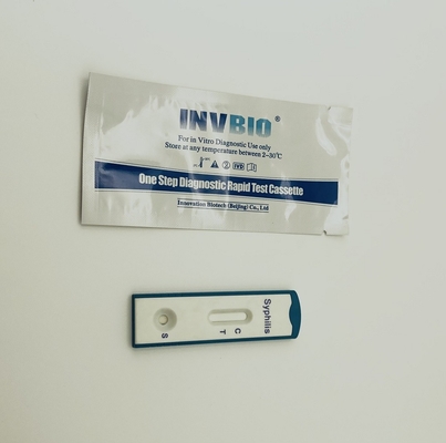 Kit rapide de diagnostic de sang d'essai de syphilis d'anticorps de Treponema pallidum