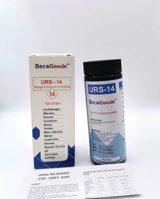 Identifiez l'analyse d'urine auto-diagnostique de 14 paramètres dépouille à la maison