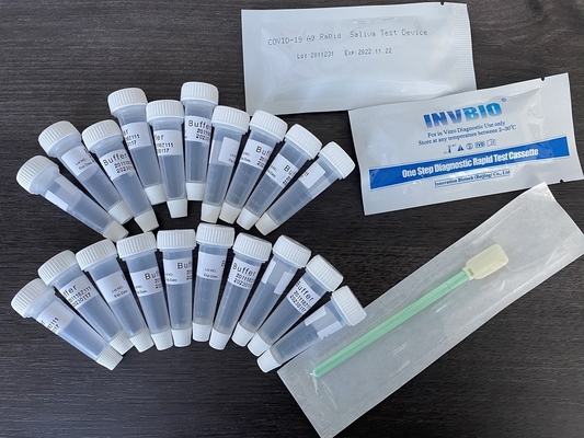 Coefficient de précision et de fiabilité du kit de dépistage rapide de l'antigène dans le liquide oral Covid-19