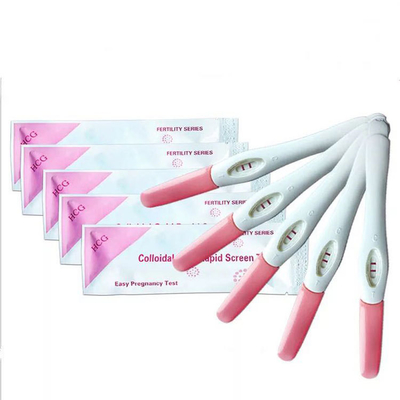 Kits Hcg d'essai de fertilité de milieu du courant une utilisation à la maison d'essai de grossesse d'étape