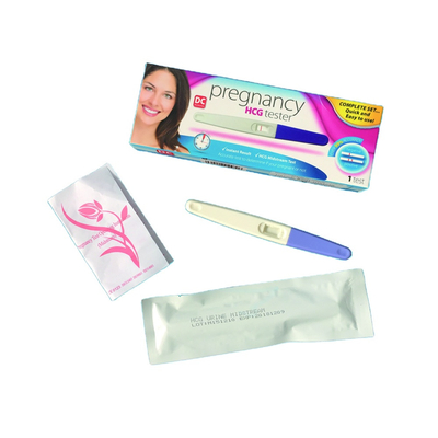 Kits Hcg d'essai de fertilité de milieu du courant une utilisation à la maison d'essai de grossesse d'étape