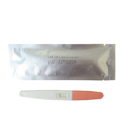 Kits à la maison d'essai de fertilité du milieu du courant 15mIU/ml d'essai d'ovulation de main gauche d'utilisation