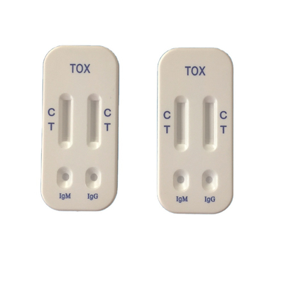 IgG IgM TOXO Kit de test à domicile pour la toxoplasmose Chromatographie à l'or colloïdal