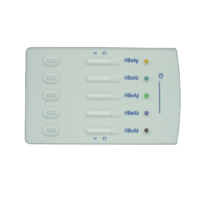 Kits rapides d'essai de maladie infectieuse de HBV pour le panneau d'essai 5 multi de l'hépatite B