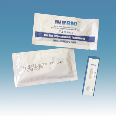 Carte rapide médicale d'essai de kits d'examen de diagnostic d'IVD anti-HCV
