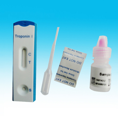 troponine de cassette de 3.00mm j'analyse Kit Rapid Test pendant 24 mois de durée de conservation