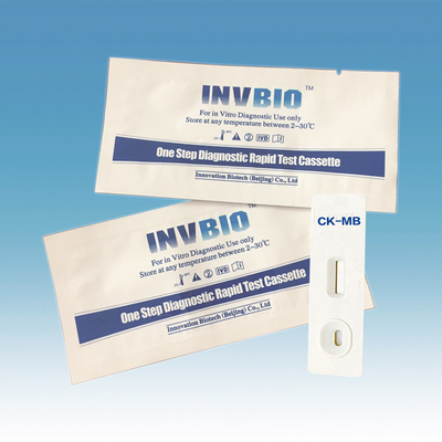 Kit cardiaque rapide médical d'essai de marqueur de la cassette CK-MB d'essai d'IVD