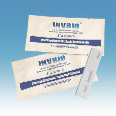 Cassette de 3,00 mm Thc test d' urine Une étape approuvée par la FDA