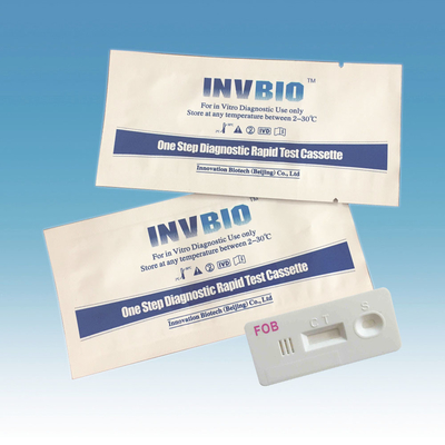 Une carte de Fobt Kit Professional Tumor Markers Test de résidus d'étape