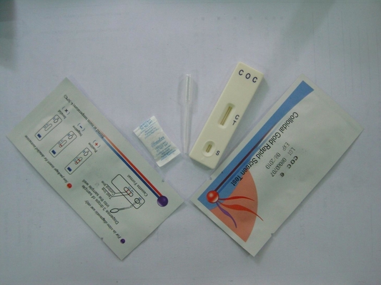 Essai à la maison de Kit Cassette 3.00mm d'essai de toxicomanie de cocaïne de FDA COC
