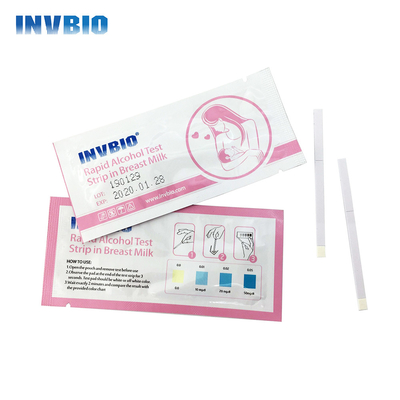 Bandes rapides d'alcootest de lait maternel de cassette d'essai d'exactitude de 99%