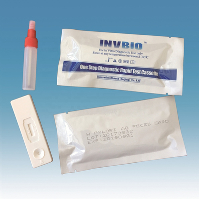 Un rtk rapide de carte d'essai de résidus précis de H. Pylori Ag d'étape à la maison examinent le kit
