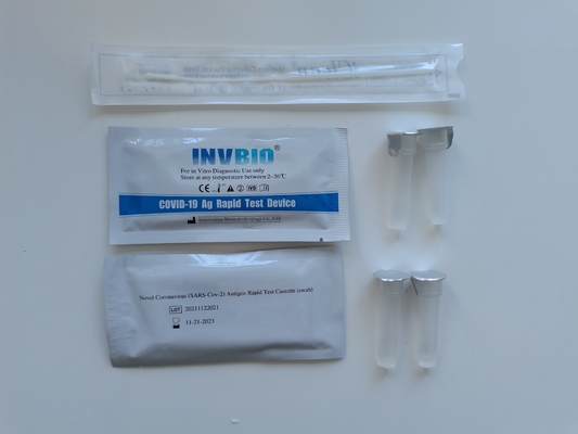 Écouvillon nasal d'essai de SARS-Cov-2 Covid 19 de rtk rapide de kit au-dessus d'exactitude de 99%