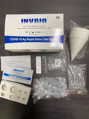Détection rapide Kit Rtk Ag Saliva d'utilisation d'antigène à la maison de Covid 19