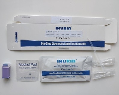 Essai Kit One Step Self Testing INVBIO d'anticorps d'IgG IgM du syndrôme respiratoire aigu grave SARS-CoV-2