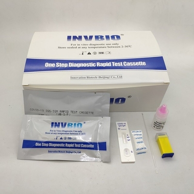 Accueil Kit de test d'anticorps IgG IgM approuvé par la CE Pour le sérum plasma 25 pièces/boîte