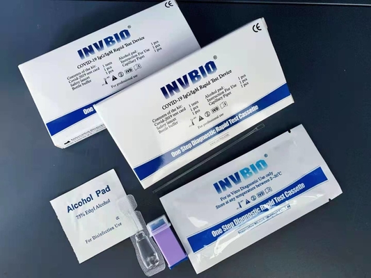 Le CE de FDA a approuvé le kit à la maison d'essai de Covid 19 de carte d'anticorps rapide d'IgG IgM