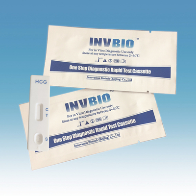 Diagnostic rapide d'IVD HCG d'urine de grossesse d'essai d'exactitude médicale de la carte 99%