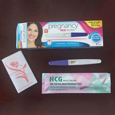 Milieu du courant femelle de Kit Hcg Pregnancy Rapid Test de maison d'essai de fertilité d'individu