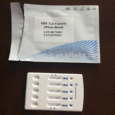 Kits rapides d'essai de maladie infectieuse de HBV pour le panneau d'essai 5 multi de l'hépatite B