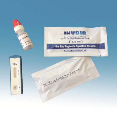 Tri ligne essai rapide Kit Accuracy de sang total médical d'IVD d'HIV 99%