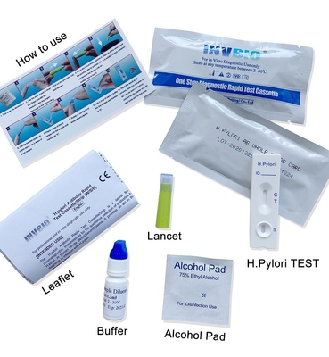 Un les pylores précis de l'étape 25pcs/box H mouchardent l'anticorps de pylores de Helicobacter d'essai rapide