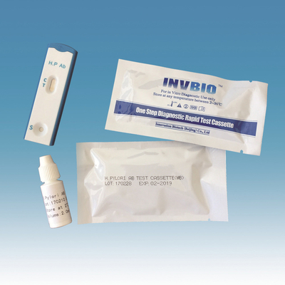 Cassette rapide de kits d'essai de maladie infectieuse de plasma de sérum sanguin de H. Pylori Antibody