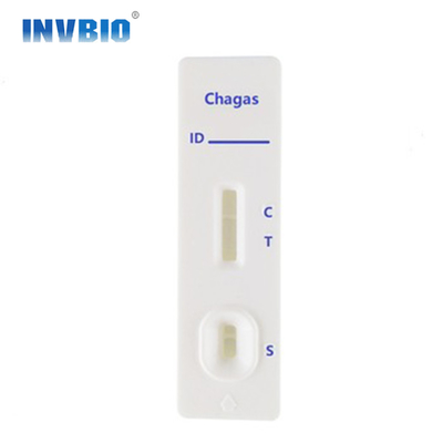 Kits rapides Chagas Ab Test Cassette d'essai de maladie infectieuse qualitative de détection