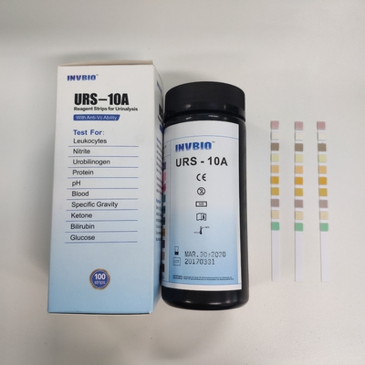 Détection qualitative rapide de bandes d'essai d'analyse d'urine de paramètre de l'essai 10 de la CE
