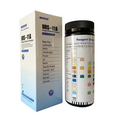 1-11 bandes de réactif de paramètres pour l'analyse d'analyse d'urine