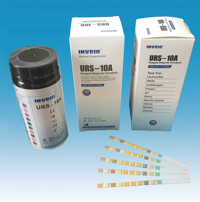 1-11 bandes de réactif de paramètres pour l'analyse d'analyse d'urine