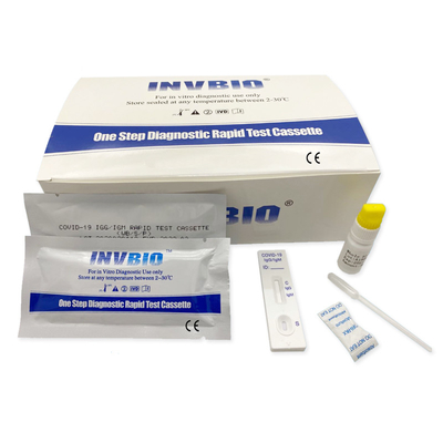 Le CE de FDA a approuvé le kit à la maison d'essai de Covid 19 de carte d'anticorps rapide d'IgG IgM