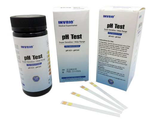 Largeur humaine des bandes d'essai d'analyse d'urine de réactif d'INVBIO pH 3.00mm