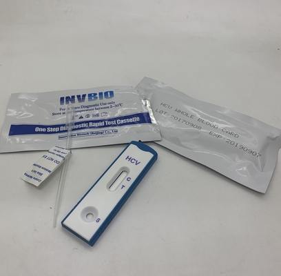 Dispositif rapide 25pcs/Box de cassette de kits d'essai d'anti maladie infectieuse de Hcv